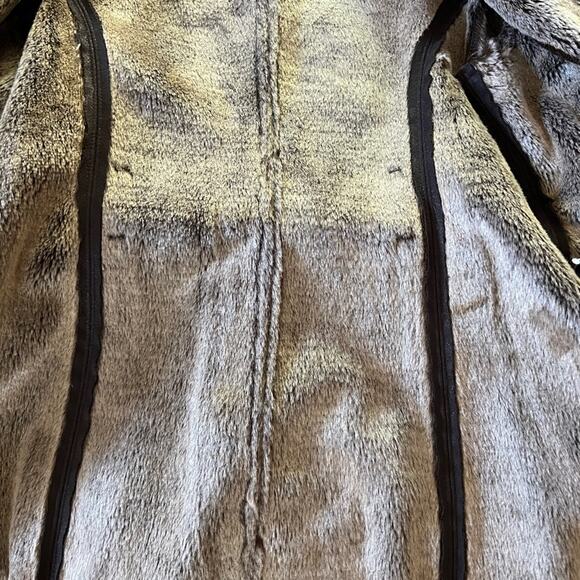Marc New York Belted suede jacket with faux fur lining - Picture 7 of 7
